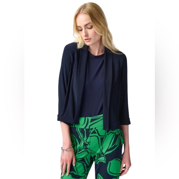 ⚡️ Joseph Ribkoff Navy Blue size 16 shawl - Picture 3 of 12